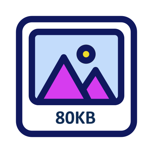 compress to 80kb